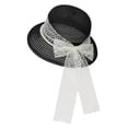thumbnail image 4 of SUYIDA French Style Elegant Lace Bow Summer Sun Hat for Women Beach Outing Shading Fisherman Hat, 4 of 4