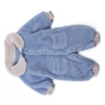 thumbnail image 2 of Mono para bebé, mono para bebé, traje de una pieza de terciopelo coral para bebé, mono infantil de forro polar Lograr más, 2 of 8