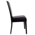 thumbnail image 3 of vidaXL Dining Chairs Side Chair with Solid Wood Legs for Kitchen Faux Leather, 3 of 13
