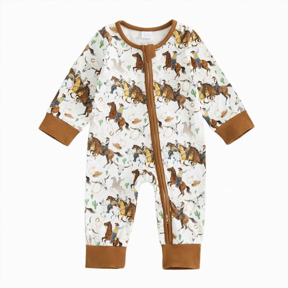 CAUYDY Preemie Boy Photoshoot Outfits Baby Clothing 3 6 9 12 18 24 Months Newborn Long Sleeved Sleepers Infant Boys Comfy Romper Fall Winter Bodysuit Khaki for Sizes 0-3 Months