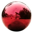 thumbnail image 6 of Pawsdot Red Stainless Steel Gazing Ball for Outdoor Garden Decoration, 6 of 8