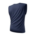thumbnail image 5 of LTTVQM Men's Sleeveless Shirts Quick Dry Lightweight Tank Tops for Men Athletic T Shirts Gym Workout Muscle Shirts Navy XL, 5 of 6