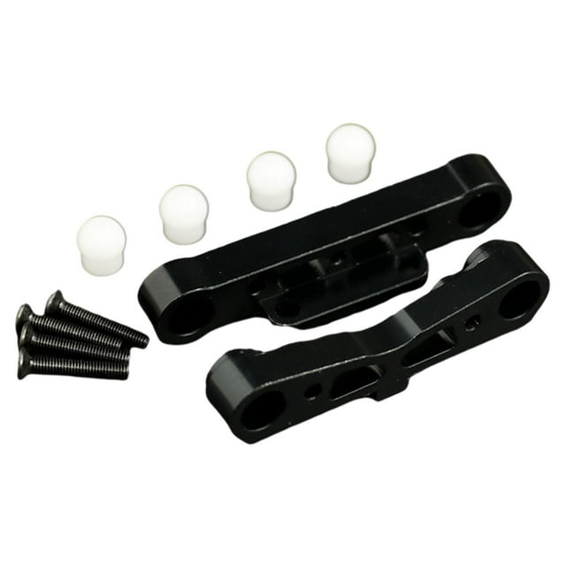 Montaje inferior delantero Macarena para camión RC Kraton Typhon 1/8 aleación de aluminio negro