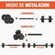 thumbnail image 4 of Set De Mancuernas Ajustables Barra Discos Pesas Ejercicio, 4 of 8