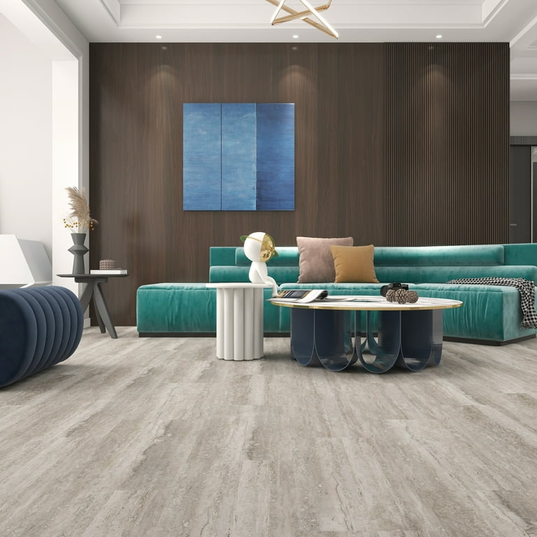 Dekorman Origin Latina Gray 5mm/12 mil x 12 in. W x 24 in. L