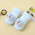 thumbnail image 3 of Generic Toddlers Socks Girls Bell Socks Baby Cotton Boys Shoes Socks Cartoon -slip Kids Sock for Babys Toddler Boy Girl Fashion Casual (One Size,Sky Blue), 3 of 7