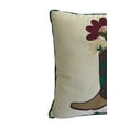 thumbnail image 2 of Jazz Boot Needlepoint Pillow, 16" x 16", 2 of 4