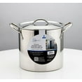 thumbnail image 6 of Mainstays 8-Qt Stainless Steel Stock Pot with Metal Lid, 6 of 11