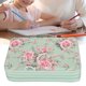thumbnail image 4 of Pencil Case, Rose Print Pattern Printed Pencil Case With 200 Independent Pen Slots For Sort And Store Pencils For Art Students, 4 of 7