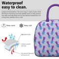 thumbnail image 3 of Lunch Bag Lunch Box for Women Reusable Insulated Lunch Bags,Water-Resistant Disco Low Poly Pineapple Pattern Cooler Lunch Tote Bag, Large Capacity for Work Travel Picnic, 3 of 6