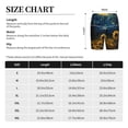 thumbnail image 4 of Daiia Oil Starry Sky Sunflower Mens Woven Stretch Pajama Short,Short Pajama Pants-Medium, 4 of 7