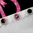 thumbnail image 4 of Manfei Letter Monogrammed Bow D Blackout Curtains Set of 2 (52x84 Each) for Boys Girls,Bling Glitter Window Curtains,Dreamy Princess Curtains and Drapes,Lightweight Room Decor, 4 of 6