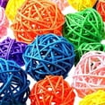 thumbnail image 3 of 36 Pcs Wicker Rattan Balls Decorative Balls for Vase Centerpiece Bowls Orbs Filler for Home Decor,4 Sizes(Multicolored), 3 of 6