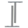 thumbnail image 2 of ZPSHYD Hidden Bracket, Sturdy Durable Invisible Concealed Bracket Wall Mounted Concealed Bracket for DIY Home Wall Shelf Silver(4in), 2 of 8