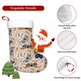thumbnail image 5 of Salouo Butterflies Print Christmas Stockings,Large Xmas Stocking Set of 1 Holiday and Farmhouse Stocking for Christmas Holiday Party Decoration(17.7*11 Inch), 5 of 7