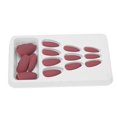 thumbnail image 3 of 24 Piezas Matte Pure Color Artificial Falsas Cubierta Completa Consejos De Uñas Falsas Para Fiestas Bodas De Baile, 3 of 7