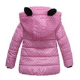 thumbnail image 2 of Sweatshirt For Toddler Girl Sale Fashion Kids Coat Baby Girls Thick Coat Padded Bow Winter Jacket Clothes Sweatshirt For Toddler Girl Pinks 110/L, 2 of 8