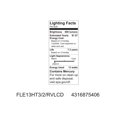 thumbnail image 7 of GE Lighting 75406 Reveal Spiral CFL 13-Watt (60-watt replacement) 800-Lumen T3 Spiral Light Bulb with Medium Base, 1-Pack, 7 of 7