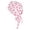 White, variant on CTM Premium Cotton Unlined Breast Cancer Pink Ribbon Do Rag