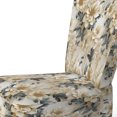 thumbnail image 4 of Designart "Elegance en Bleu Doré & Blanc II" Chaise d'Appoint en Marbre Doré - Fauteuil Charmant pour Salon, 4 of 7