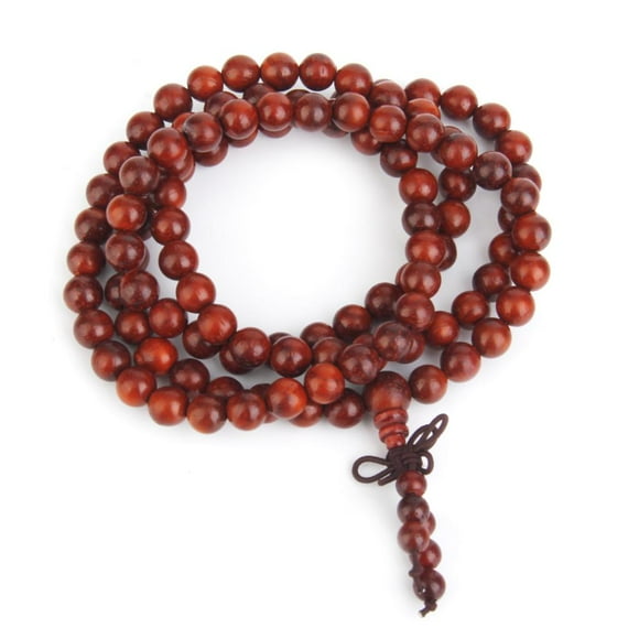 Buddhist Prayer Mala Necklace Bracelet 108 8MM Beads