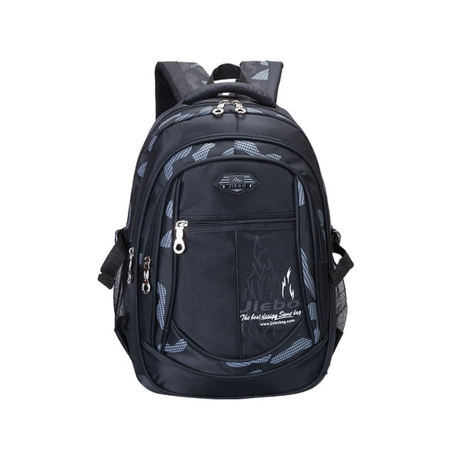 Qarigey a prueba de arañazos con textura para niños - Amplia aplicación y fácil de clasificar escolar Mochilas Gris