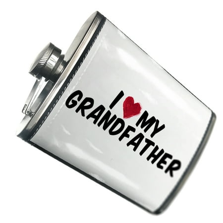 

NEONBLOND Flask I heart love my Grandfather