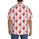 thumbnail image 3 of Fotbe Red Bloody Scary Hands Camisa Estampada de Manga Corta para Hombre, Casual de Verano, Estilo Playero, Sin Arrugas-Medium, 3 of 5