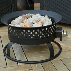 King Kooker Portable Propane Outdoor Fire Pit With Porcelain