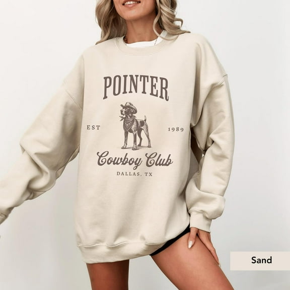German Shorthaired Pointer Cowboy Club Sweatshirt, Gsp Shirt, German Shorthaired Pointer , Gsp, Dog Cowboy Shirt, Gsp , Pointer Tshirt All Size S-5XL