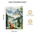thumbnail image 2 of ONETECH  Watercolor Forest Animal Nursery Wall Art, Framed Canvas Mountain Wall Decor, Nature Woodland Landscape Wall Painting, Fox Bear Deer Art Prints for Baby Bedroom, Living Room 3 16x20 in, 2 of 5