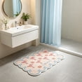 thumbnail image 5 of Tunhigl Linen Woven Printed Absorbent Bath Mat 23.6×15.7 Inch, Non-Slip Breathable Washable Neutral Rug for Bathroom, Bathtub, Entryway & Kitchen, 5 of 5