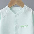 thumbnail image 5 of CAUYDY Baby Girl Gift Newborn Sleepers Preemie Clothing Fall Winter Long Sleeve Romper Infant Girls Pajamas Toddler One-Pieces 0 3 6 9 Months 1T 2T Sizes 1-2 Months,Green, 5 of 6