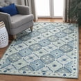 thumbnail image 2 of SAFAVIEH Suzani Merletta Geometric Area Rug, Blue/Grey, 6' x 6' Square, 2 of 7