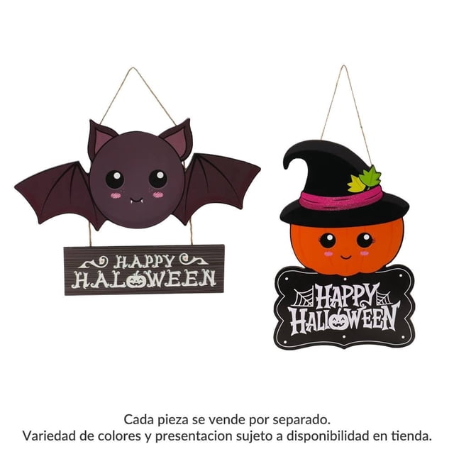 Letrero MDF Prichos Halloween Varios Modelos 1 Pieza