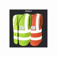 thumbnail image 4 of High Visibility Mesh Safety Reflective Vest with Pockets and Zipper, L, Blue, 4 of 5