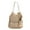 Beige, variant on Bohemian Handbag with Beaded Tassels Woven Shoulder Bags Large Capacity Beach Bag for Everyday Use and Vacation Trips