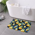 thumbnail image 7 of Non Slip Door Mat, yellow lemons Blue Sicilian style Fast Drying Bath Tub Mats, Absorbent Bathroom Rugs Entrance Welcome Mat, Bath MatS for Tub, Floor, Home, Kitchen, Hotel,16x24in, 7 of 7