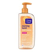 Morning Burst Oil-Free Facial Cleanser with Brightening Vitamin C, Ginseng, and Gentle Daily Brightening Face Wash for All Skin Types, Hypoallergenic, 8 oz