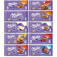 thumbnail image 2 of Milka Chocolate Assortment Variety .. Pack of 10 Full .. Size Bars - Randomly .. Selected No Duplicates, 2 of 3