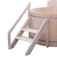 thumbnail image 6 of ALEKO PIWSHTUB Wood-Fired 4-5 Person Hot Tub and Ice Bath with Internal Stove Pine, 6 of 11