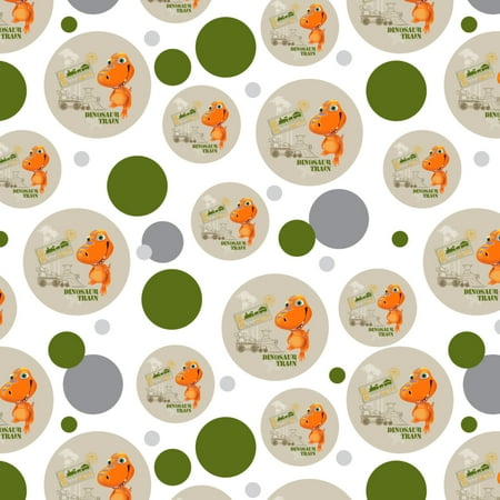 Dinosaur Train Ticket Buddy T-Rex Premium Gift Wrap Wrapping Paper Roll