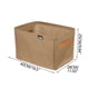 thumbnail image 3 of 1 Pcs Clothes Storage Basket, Thickened Steel Frame Storage Box Miscellaneous Clothes Pants Storage Artifact, Washable, With Handle, For Home, 3 of 8