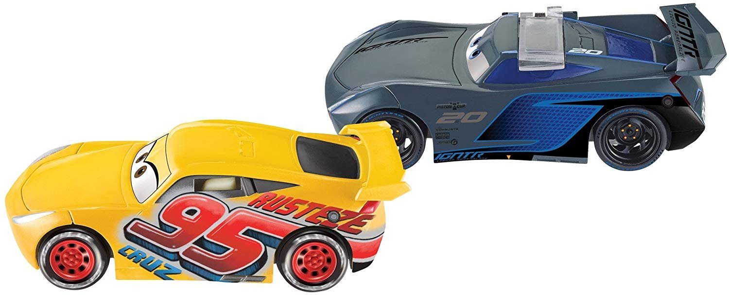Disney Pixar Cars 3: Flip to The Finish Rust-eze Cruz Ramirez & Jackson Storm Vehicles - image 2 of 10