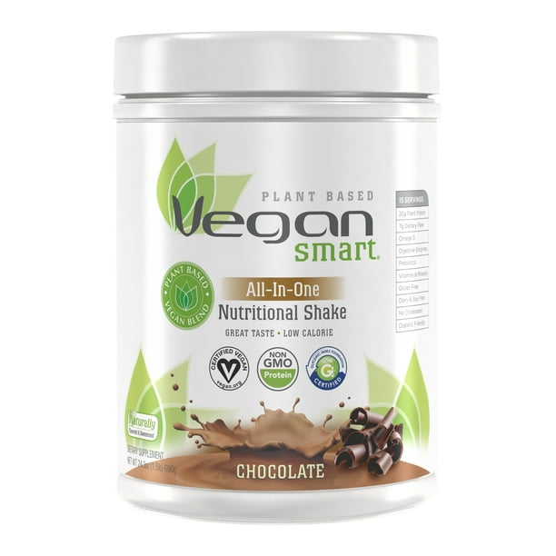 Naturade Vegan Smart All In One Nutritional Shake Chocolate 24 3 Oz Walmart Com Walmart Com