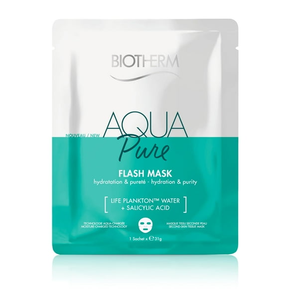 Mascarilla Biotherm Aquasource Aqua Pure Flash de 3 ml