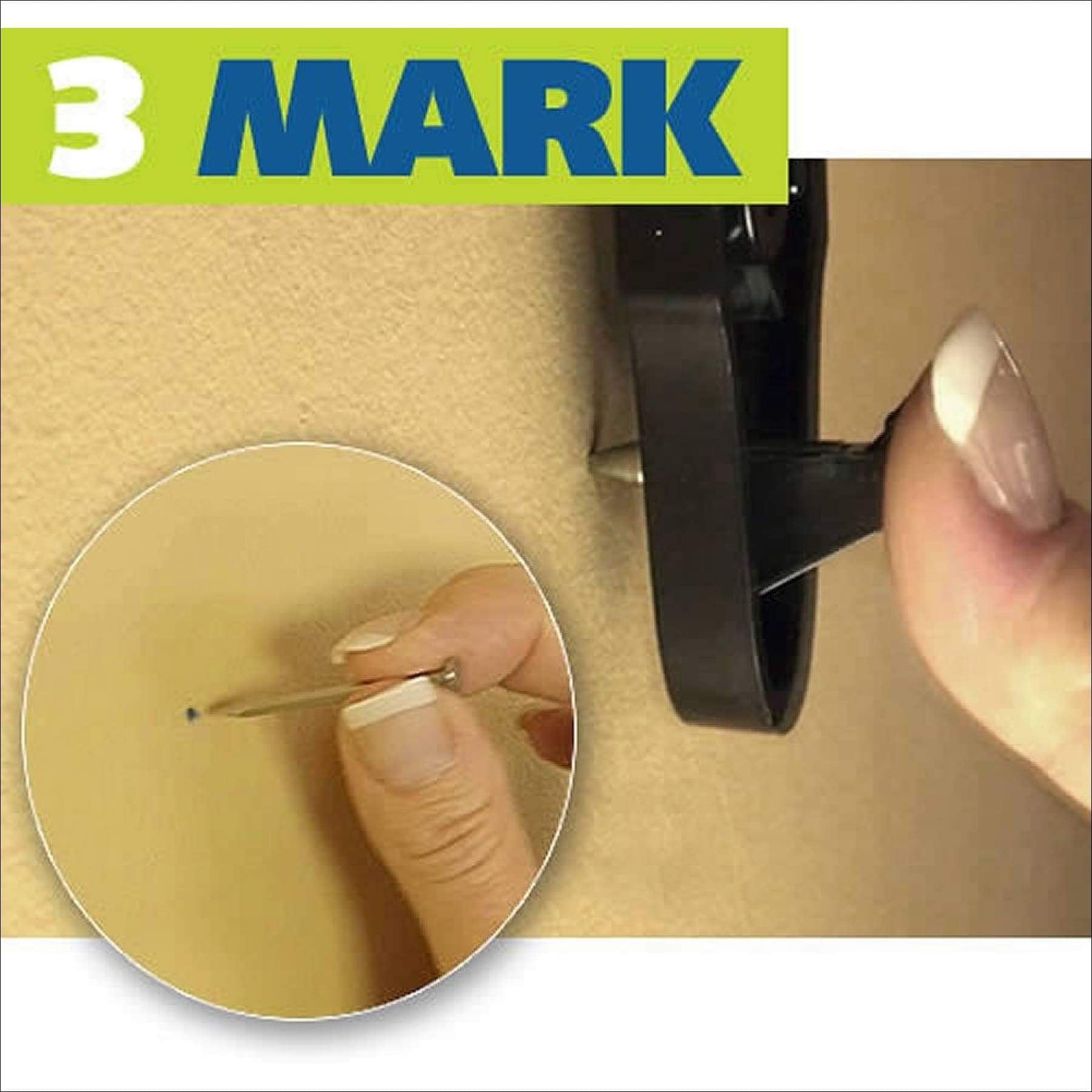 Hang It Perfect Picture Hanging Tool, Mirror Hanging Hardware, Black, 36", Picture and Mirror Hanging Tool
