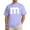 Purple, variant on Mens Graphic Tees Vintage T-Shirts Oversized Letter Print Casual Crewneck Cotton Top Short Sleeve Rapper Streetwear Black
