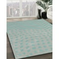 thumbnail image 3 of Ahgly Company Machine Washable Indoor Rectangle Contemporary Dark Goldray Area Rugs, 6' x 9', 3 of 7