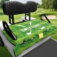 thumbnail image 4 of XYZCANDO Golf Time Golf Cart Seat Cover with 4 Pockets - Universal Non Slip Terry Cloth Protector for 2-Seat Golf Carts, 4 of 9
